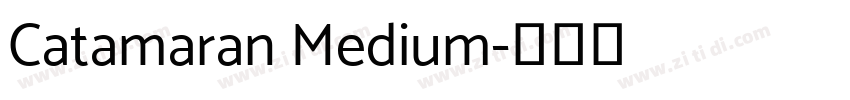 Catamaran Medium字体转换